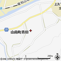 兵庫県丹波市山南町青田370周辺の地図