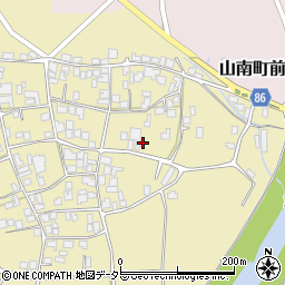 兵庫県丹波市山南町梶363周辺の地図