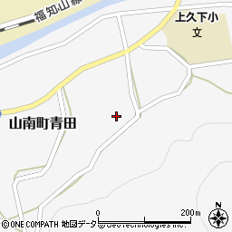 兵庫県丹波市山南町青田332周辺の地図