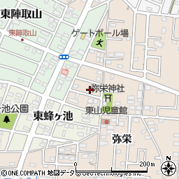 愛知県みよし市三好町弥栄169周辺の地図