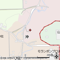 岡山県苫田郡鏡野町沖318周辺の地図