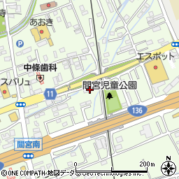 静岡県田方郡函南町間宮695周辺の地図