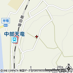 静岡県浜松市天竜区佐久間町半場196周辺の地図