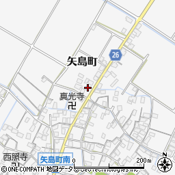 滋賀県守山市矢島町1351周辺の地図