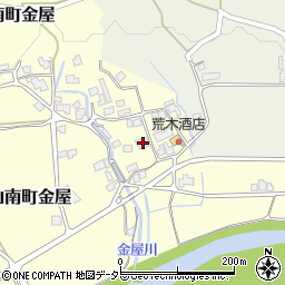 兵庫県丹波市山南町金屋61-1周辺の地図