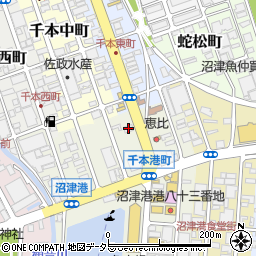 スルガ銀行沼津港支店周辺の地図