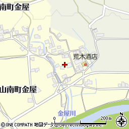 兵庫県丹波市山南町金屋61周辺の地図