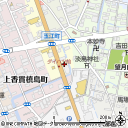 松屋沼津南店周辺の地図