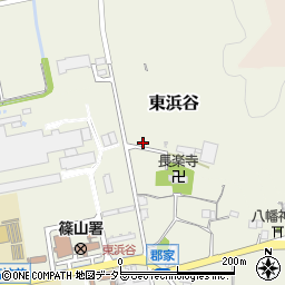 兵庫県丹波篠山市東浜谷294周辺の地図