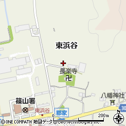兵庫県丹波篠山市東浜谷40周辺の地図