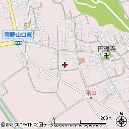 滋賀県東近江市上羽田町726周辺の地図