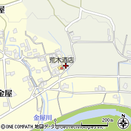 兵庫県丹波市山南町金屋76周辺の地図