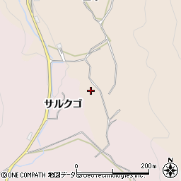 愛知県豊田市桑原田町猿クゴ周辺の地図