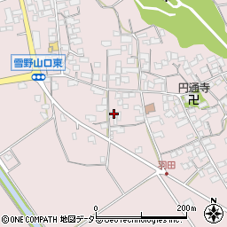 滋賀県東近江市上羽田町725周辺の地図