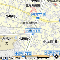 水漏れ修理の生活救急車　豊田市エリア専用ダイヤル周辺の地図