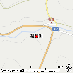 愛知県豊田市梨野町周辺の地図