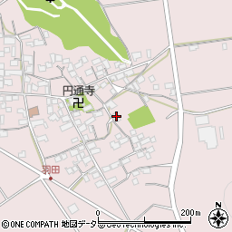 滋賀県東近江市上羽田町574周辺の地図