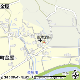 兵庫県丹波市山南町金屋72周辺の地図