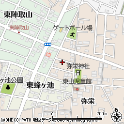 愛知県みよし市三好町弥栄165周辺の地図