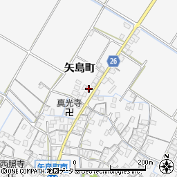 滋賀県守山市矢島町1382周辺の地図