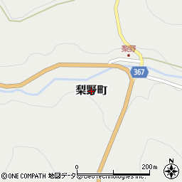 愛知県豊田市梨野町周辺の地図