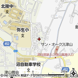 岡山県津山市大田117-6周辺の地図