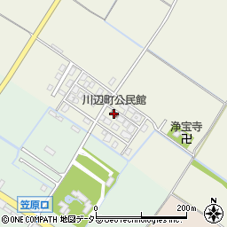 川辺町公民館周辺の地図