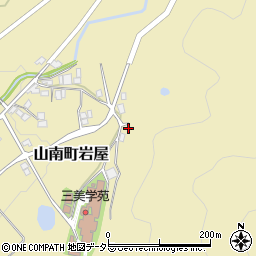 兵庫県丹波市山南町岩屋周辺の地図