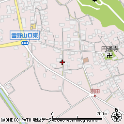 滋賀県東近江市上羽田町722周辺の地図