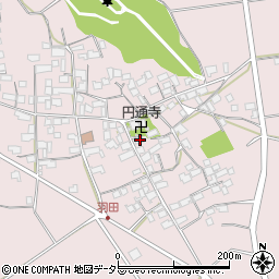 滋賀県東近江市上羽田町592周辺の地図