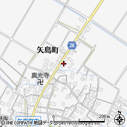 滋賀県守山市矢島町1190周辺の地図