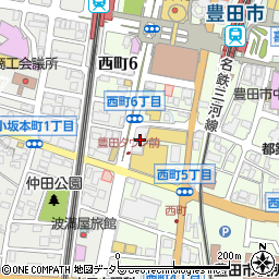 豊田パールビル周辺の地図
