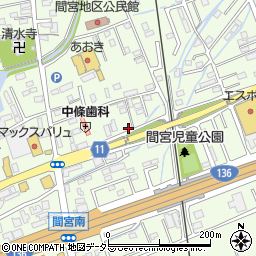 静岡県田方郡函南町間宮688-1周辺の地図