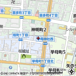 光明堂桜町店周辺の地図