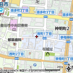 ＮＰＣ２４Ｈ豊田桜町１丁目パーキング周辺の地図