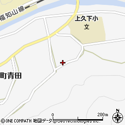 兵庫県丹波市山南町青田267周辺の地図