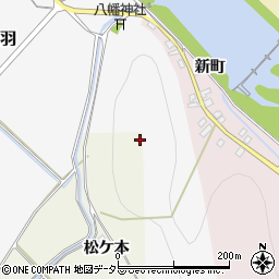 八幡山周辺の地図