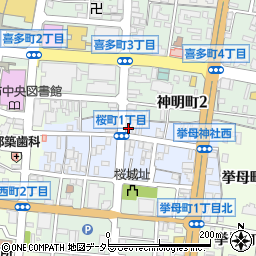 谷沢洋品店周辺の地図