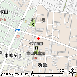 愛知県みよし市三好町弥栄60周辺の地図