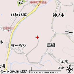 愛知県豊田市幸海町ヲーツケ周辺の地図