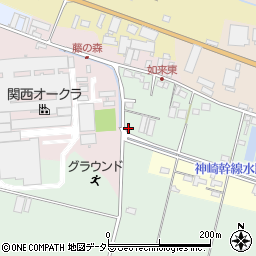 滋賀県東近江市瓜生津町21周辺の地図