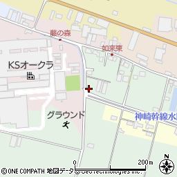 滋賀県東近江市瓜生津町21-2周辺の地図