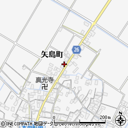 滋賀県守山市矢島町1383周辺の地図