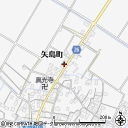 滋賀県守山市矢島町1383周辺の地図