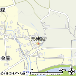 兵庫県丹波市山南町金屋77周辺の地図