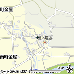 兵庫県丹波市山南町金屋69周辺の地図