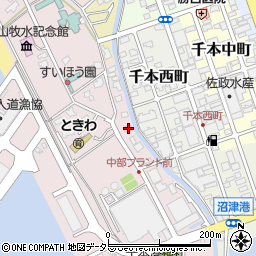 静岡県沼津市本千本1906-3周辺の地図