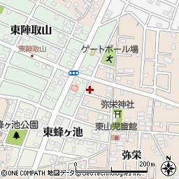愛知県みよし市三好町弥栄163周辺の地図
