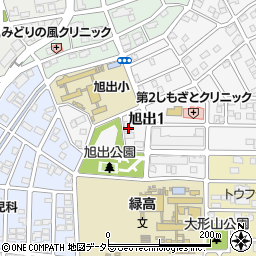 愛知県名古屋市緑区旭出1丁目810周辺の地図