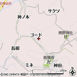 愛知県豊田市幸海町ゴード周辺の地図